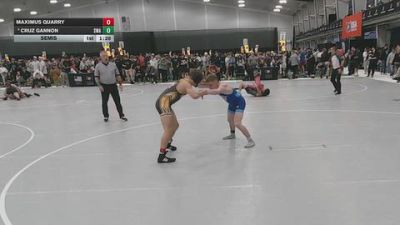 120 lbs Semis - Maximus Quarry vs Cruz Gannon, Sebolt Wrestling Academy