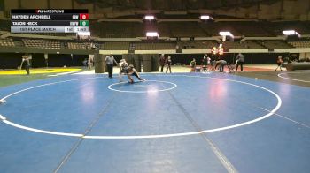 6-8 110 1st Place Match - Talon Heck, King William Youth Wrestling vs Hayden Archbell, Great Bridge Wrestling