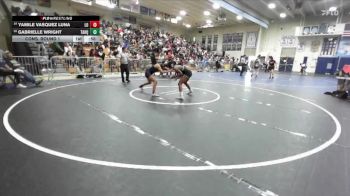 125 lbs Cons. Round 1 - Gabrielle Wright, Tahquitz vs Yamile Vasquez Luna, Los Osos