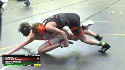 95 lbs Cons. Round 2 - Keelyn Ballard, Tecumseh WC vs Marcus Alt, West Michigan Defenders