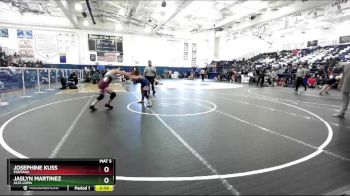 155 lbs 5th Place Match - Jaslyn Martinez, Alta Loma vs Josephine Kuss, Fontana