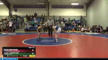 92 lbs Round 2 - Kash Carpenter, Lander Valley vs Rylie Brothers, Thunder Basin High School