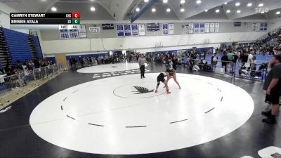 130 lbs Cons. Round 2 - Briseis Ayala, SoCal Bears vs Camryn Stewart, Canyon High School