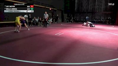 135 lbs Cons. Round 3 - Bella Lebeda, Alburnett vs Lily Meyer, Marion