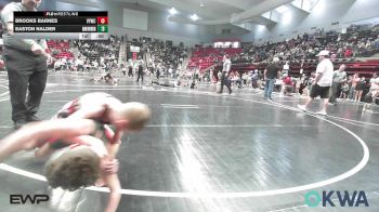 52 lbs Quarterfinal - Brooks Barnes, Verdigris Youth Wrestling vs Easton Nalder, Skiatook Youth Wrestling