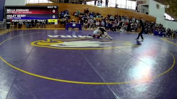 131 lbs Cons. Round 2 - Bella Serrano, New Jersey City University vs Hailey Berry, Elmira College