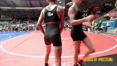 70 lbs Round Of 16 - Hudson Utesch, Siouxland Wrestling Academy vs Cole Johnson, Black Fox Academy