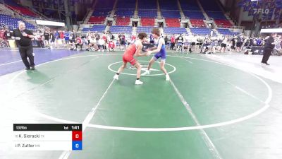 132 lbs Cons 8 #1 - Keagan Sieracki, TX vs Parker Zutter, MN