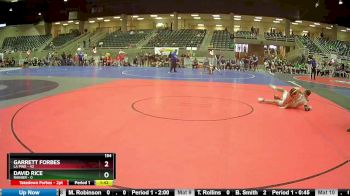 154 lbs Round 1 (4 Team) - David Rice, Rainier vs Garrett Forbes, La Pine