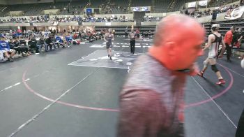 139 lbs Round 1 (4 Team) - Liam Crandall, Evansville, WI vs Link Toops, Pierz, MN