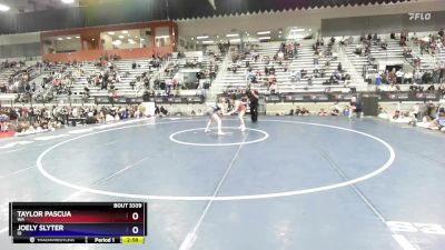 50 lbs Cons. Round 3 - Taylor Pascua, WA vs Joely Slyter, ID
