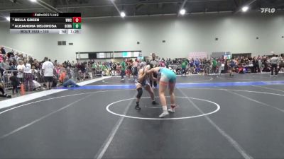 140 lbs Semifinal - Bella Green, Wichita Wrestling Club vs Alejandra Delorosa, Dodge City Wrestling Academy