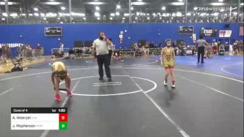 73 lbs Consi Of 4 - Aj Woerpel, X Factor Elite vs Jonah Mcpherson, Hartland Wrestling Club