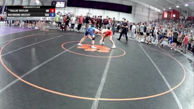 157 lbs Champ. Round 2 - Tallis Taylor, Izzy Style Wrestling vs Raymond McCoy, Central Indiana Academy Of Wrestling