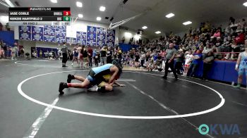 130-140 lbs Rr Rnd 2 - Jase Coble, Division Bell Wrestling vs Kenzie Hartfield 2, OKC Saints Wrestling