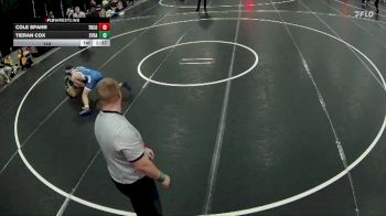 144 lbs Quarterfinals (8 Team) - Cole Spahr, Tri County vs Tieran Cox, Syracuse