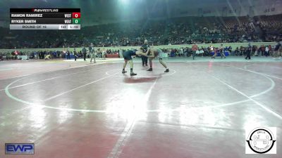 160 lbs Round Of 16 - Ramon Ramirez, Westmoore Wresting vs Ryker Smith, Weatherford