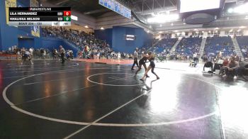 120 lbs Cons. Round 2 - Khalissa Nelson, Washington vs Lila Hernandez, Northfield Mt Hermon