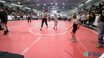 46 lbs 2nd Place - Mason McCuistion, Pryor Tigers vs Bodie Barr, Verdigris Youth Wrestling