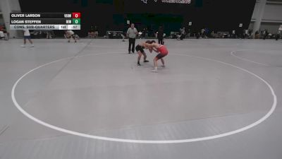 138 lbs Cons. Sub-quarters - Logan Steffen, RT Elite Wrestling vs Oliver Larson, Victory School Of Wrestling