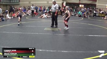72 lbs Round 4 (6 Team) - Forrest Rose, Foxfire WC vs Bruce Fowler, Untouchables Black