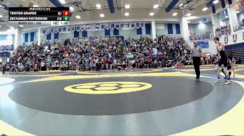 106 lbs Champ. Round 2 - Zechariah Patterson, Elmwood vs Tristen Draper, Defiance