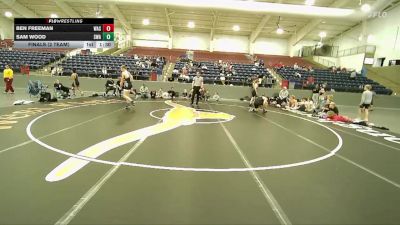 150 lbs Finals (2 Team) - Ben Freeman, Wasatch vs Sam Wood, Sanderson Wrestling Academy