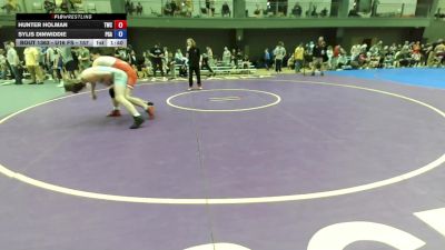 U16 FS - 157 lbs Semis - Hunter Holman, Toro World Club vs Sylis Dinwiddie, Pioneer Grappling Academy