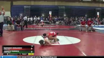 120 lbs Champ. Round 2 - Andrew Paddock, Fossil Ridge vs Raymond Hernandez, Dodge City