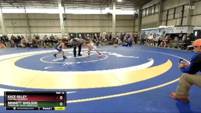 69 lbs Round 4 - Kace Gilley, Fighting Squirrels vs Bennett Gholson, Timberline Youth Wrestling