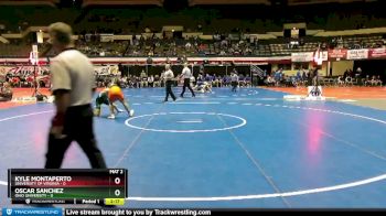 125 lbs Finals (2 Team) - Kyle Montaperto, University Of Virginia vs Oscar Sanchez, Ohio University