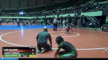 80 lbs Cons. Round 1 - Luke Hillstrom, Ocean Lakes Wrestling Club vs Amber Stoneman, Louisa Youth Wrestling Club