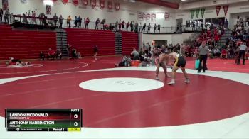 182 lbs Semifinal - Landon McDonald, North Scott JV vs Anthony Harrington, Midland