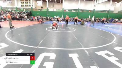 124 lbs Consi Of 32 #2 - Ricky Andres, Lancaster vs Banda Viktor, Wallkill