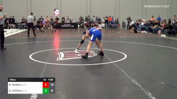 90 lbs Prelims - Blade Walden, OKRTC vs Gilbert Antillon, Black Fox Elite