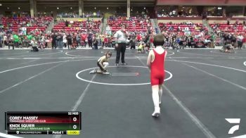 61 lbs Quarterfinal - Knox Squier, Team Haysville Wrestling Club vs Corey Massey, Tonganoxie Wrestling Club