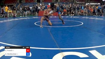 120 lbs Rnd Of 128 - Cooper French, Arizona vs Ananth Manibushan, Georgia
