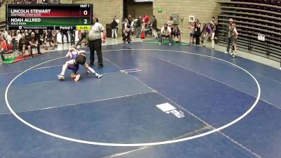 70 lbs Champ. Round 1 - Lincoln Stewart, Southern Utah Elite vs Noah Allred, Gold Rush