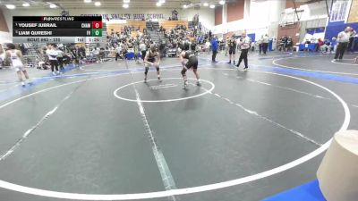 120 lbs 1st Place Match - Yousef Jubrail, Chaminade vs Liam Qureshi, Fountain Valley