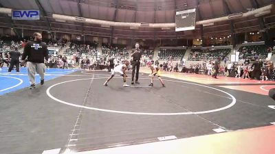 67 lbs Consi Of 4 - Dj Reeves, Midwest City Bombers Youth Wrestling Club vs Lorenzo Hawkins, Tulsa Blue T Panthers