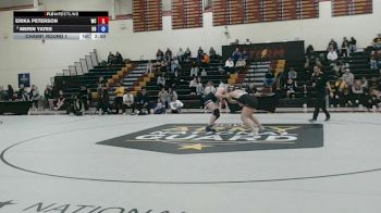 180 lbs Champ. Round 1 - Merin Yates, Dubuque vs Erika Peterson, Wartburg