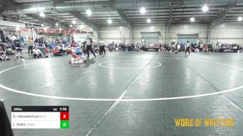 89 lbs Round Of 16 - Dylan Nieuwenhuis, Michigan Grappler RTC vs Landon Dietz, Cowboy Wrestling Club