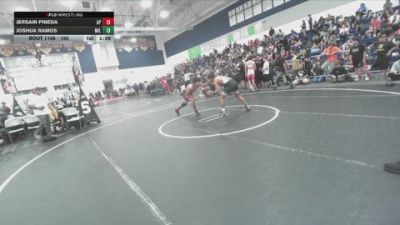 150 lbs Champ. Round 1 - Jersain Pineda, Artesia Pioneer vs Joshua Ramos, Millikan