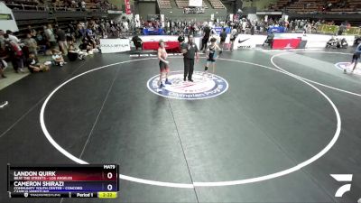 106 lbs Round 2 - Landon Quirk, Beat The Streets - Los Angeles vs Cameron Shirazi, Community Youth Center - Concord Campus Wrestling