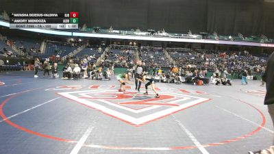 7A - 100 lbs Cons. Semi - Amory Mendoza, A.L. Brown High School vs Natasha DeJesus-Valdivia, R J Reynolds