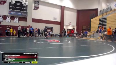 93-100 lbs Cons. Round 1 - Jet Deaton, Southport WC vs Joey Konerding, Maurer Coughlin WA