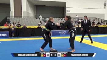 Yameme Faiçal Ibrahim vs Kira Elaine Von Steinbergs 2025 World Master IBJJF Jiu-Jitsu Championship