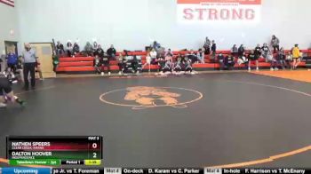152 lbs Cons. Round 2 - Nathen Speers, Clear Creek-Amana vs Dalton Hoover, Independence