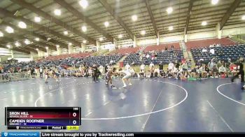 195 lbs Semis & Wb (16 Team) - SRON HILL, Nevada SILVER vs Camden Roofner, Oregon 1