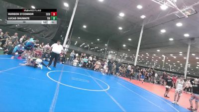 56 lbs Round 2 (6 Team) - Hudson O`Connor, Terps Xtreme vs Lucas Shumate, Tri State Hammers